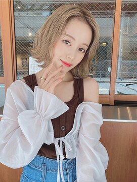 ルービック バランス 天王寺(Rubik's×Balance) 大人かわいいウェーブボブ/おしゃれ感◎/20代30代40代