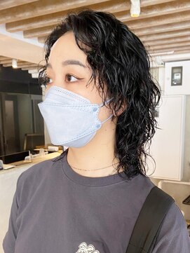 アイティー バイ アルバム 浦和店(IT by ALBUM) ウルフパーマ_大人ガーリーチョコレートプリカール_ba404571