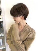 ハピネス クローバー 学園前店(Happiness CLOVER)&nbsp;丸みショート/前髪/顔周りカット/透明感/20代30代40代50代