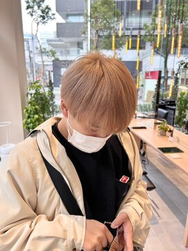 ガリカ 横浜(Gallica) 【後藤嵩広】爽やかモテ髪マッシュxピンクベージュ<横浜>