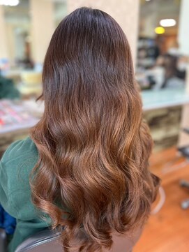 アークスヘアー ツヤ感髪質改善カラーミルフィーユ透明感小顔