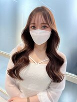 アフロートリノ(AFLOAT Leino)&nbsp;ヨシンモリ　韓国ヘア　ワンホンヘア　くびれヘアレイヤーカット