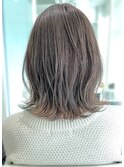 【白髪染め】3ステップカラー　グレージュ　（女性/40代）