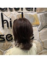 ナチュラルハイセンス 本店(natural high sense) ミディアムウルフ×エクリュベージュ/町屋駅