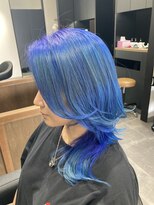 ウォルト(WALT)&nbsp;【派手髪】ブルー→ライトブルー