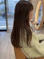 アドラーブル けやき通り店(adorable)&nbsp;大人可愛いフェイスレイヤー　ロング　髪質改善トリートメント