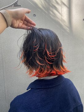 ヴァーディ オモテサンドウ(Vardy omotesando) 裾カラー・ケアブリーチ・ダブルカラー