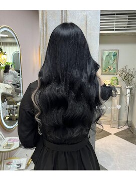 ガルボヘアー 名古屋栄店(garbo hair) ハイトーンインナーカラープルエクステ10代20代