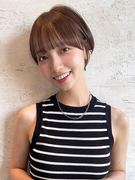 カルナ バイ エルモ(calna by ELMO) calna京橋　ショートボブ/丸みショート/前髪カタログ