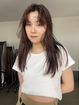 エトネ ヘアーサロン 仙台駅前(eTONe hair salon) ［ eTONe ］wine red × ストレートstyle