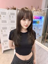 クム(kumu) 【kumu】 ロングレイヤー/顔周りカット/栄/名古屋