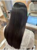 イメチェン黒髪こなれヘア