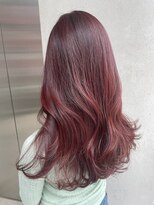 アズーア ヘアーアンドスパ(azure hair&spa)&nbsp;レイヤーカット×艶ピンク