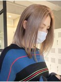 天神大名顔周りレイヤーカットミディアムボブタッセルボブ今泉