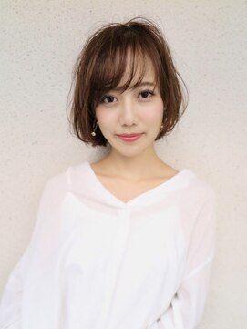 ハナレ(hanare) ワンカールショートボブ/丸みボブ/ニュアンスカラー/清須