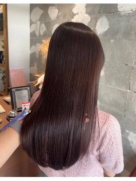 ソワ 四日市(soie) ほんのりラベンダーカラー/縮毛矯正