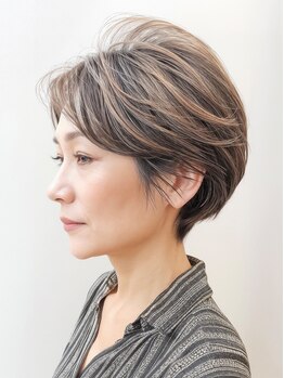ヘア サロン ニコル(Hair Salon Nicol)の写真/大人女性の様々なお悩みにアプローチ、ハリ、コシがUPし、潤い溢れる艶髪に。ダメージレスな施術が◎