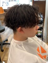 クロト 福岡本店(KUROT)&nbsp;黒髪ツイストスパイラルセンターパート