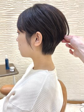 モリオ フロム ロンドン サッポロファクトリー店(morio FROM LONDON) morio札幌　ミニ襟耳掛けショート