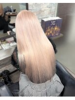 オズ 梅田店(OZ) ホワイトベージュ/スーパー人毛エクステ60枚