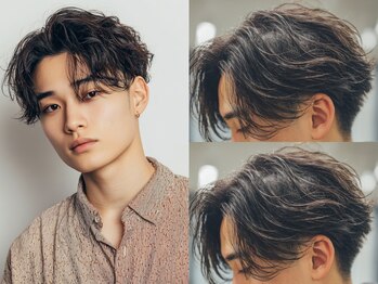 ベルクロー バイ アリープ(Bel.crow by ALEAP)の写真/【岡山駅すぐ】メンズ専門サロンだからこそ、”なりたい”スタイルを追求できる。スタイリング時間を短縮◎