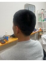 りんごの木&nbsp;バリカンを使って綺麗なラインに