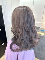 ユニ バイ マグ 長野店(Uni.by Mag)&nbsp;透明感カラーダブルカラーブリーチグレージュシルバー