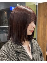 ハレル 戸塚(HAREru.)&nbsp;ダークブラウン/ピンクブラウン/レイヤーカット