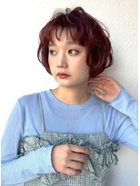 カバーヘア ブリス 北浦和(COVER HAIR bliss)&nbsp;ボルドーブラウン/ショートボブ/透明感カラーイメチェンp北浦和