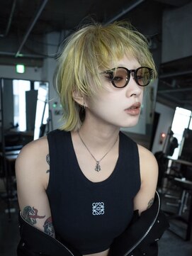 ギークス(GEEKS) 【GEEKS渋谷】レイヤーボブ/シャギーカット/ミックスカラー/小顔