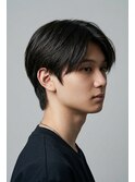 ナチュラルマッシュメンズミディアムショート