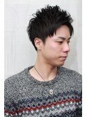 セットの楽なアップバングツーブロックショート