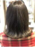 スモーキーアッシュ×外ハネボブ【綾瀬美容室】 《Rogue 柴崎》