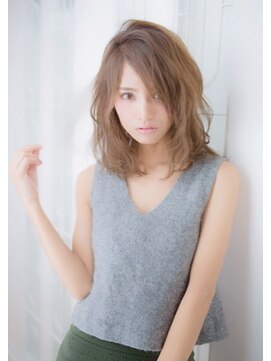 ジャンプッシュ 平尾(JUMPUSH) 【西鉄平尾 美容院 JUMPUSH】可愛い大人ミディアムstyle