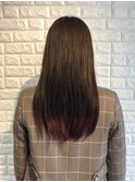 【毛先ラベンダーカラー】