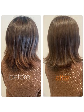 ルークサンゴーサン(LOOC/353) LOOC式ダメージレス縮毛矯正×フェザーボブ