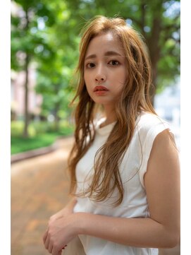 オースティン 門前仲町(AUSTIN) 前髪かき上げイメチェンイヤリングカラーラベンダーカラーくびれ