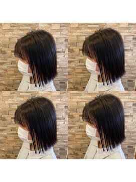 ザステージバイファウンテン(THE STAGE by fountain) 切りっぱなしボブ