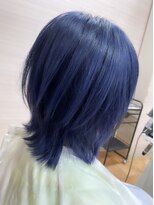 リンクヘアー&nbsp;ミディアムレイヤー　アディクシーサファイア