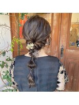 ドット ヘアー(dot.hair) お呼ばれアレンジ(ダウンスタイル)