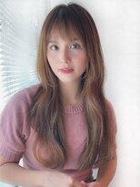 アグ ヘアー ジゼル 花巻店(Agu hair gisele) 《Agu hair》顔まわりレイヤーで小顔効果◎ロング