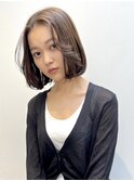 ボブ/ミディアムボブ/前髪なし/フェイスレイヤー/コテ巻き/32mm