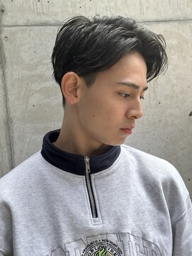 ロンド ローガン 名駅(Lond LOGAN) 七三パート ビジネスカジュアル パーマ