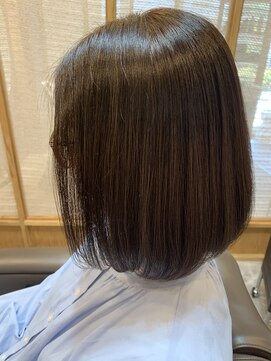 ロエ 平尾山荘(loe) 【脱白髪染めハイライト】×上品な大人の艶髪/平尾/