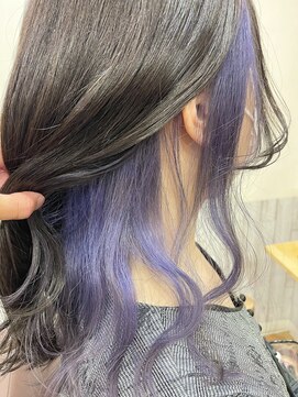 ビー オン ディー ヘア 池袋(BonD hair) #ラベンダーグレージュのインナーカラー【池袋】
