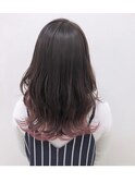 【Moana綱島】#インナーカラー#裾カラー#ピンク#毛先カラー#艶髪
