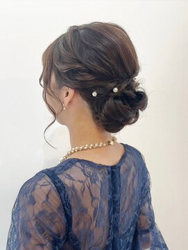 ヘアセット&メイク専門店 カスミ(Kasumi) ルーズな下めアップ