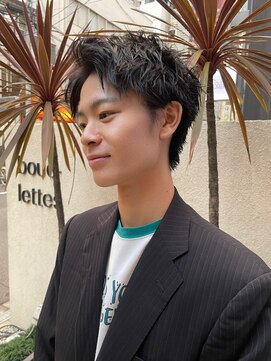 ブクレット(Bouclettes) 心斎橋　メンズカット　スパイキーショート