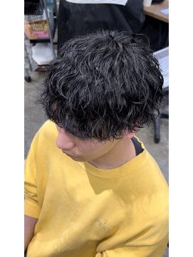 エルオム(EL.HOMME) 波巻きツイスパMIXケアクリームパーマ