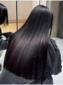 髪質改善縮毛矯正レイヤーカット酸性ストレート韓国くびれヘア